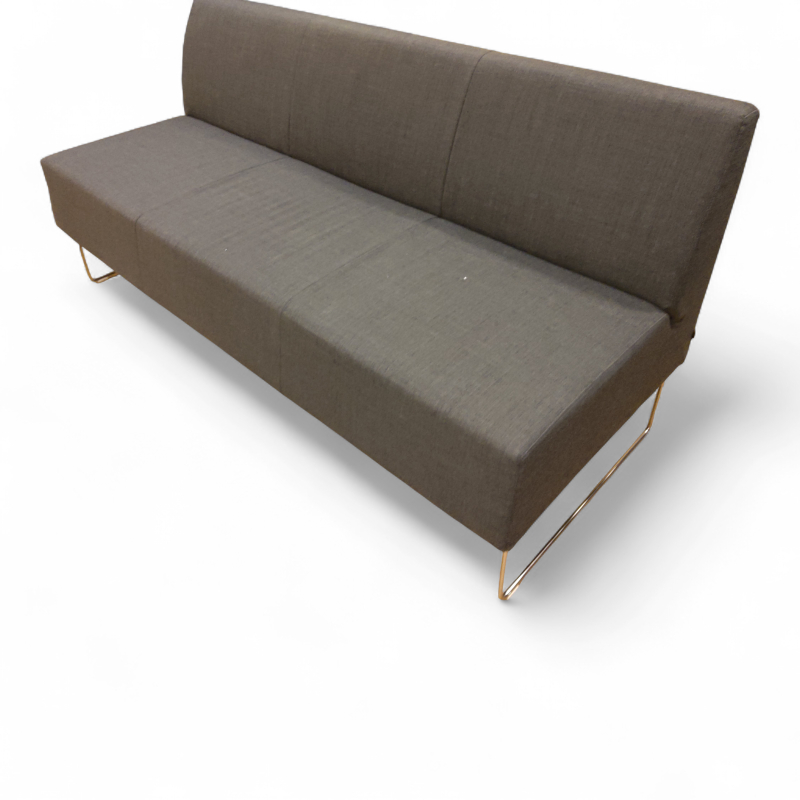 Pivot 3-seter uten armlene Grått