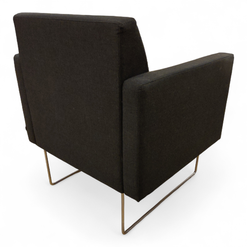 Pivot lenestol 69cm, høye ben Sort