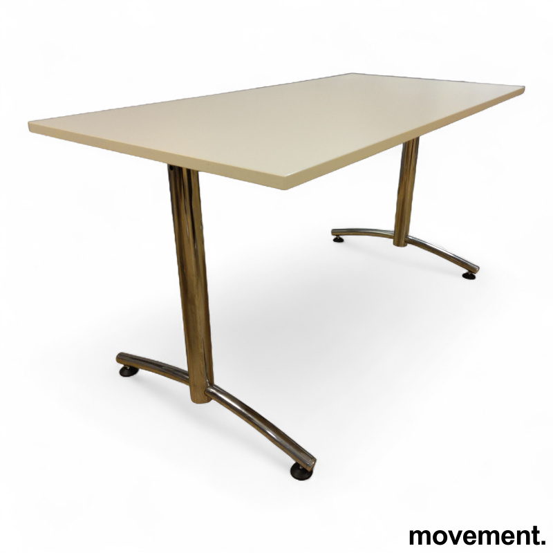 Avec 140x70cm Hvit plate krom - 1 / 2