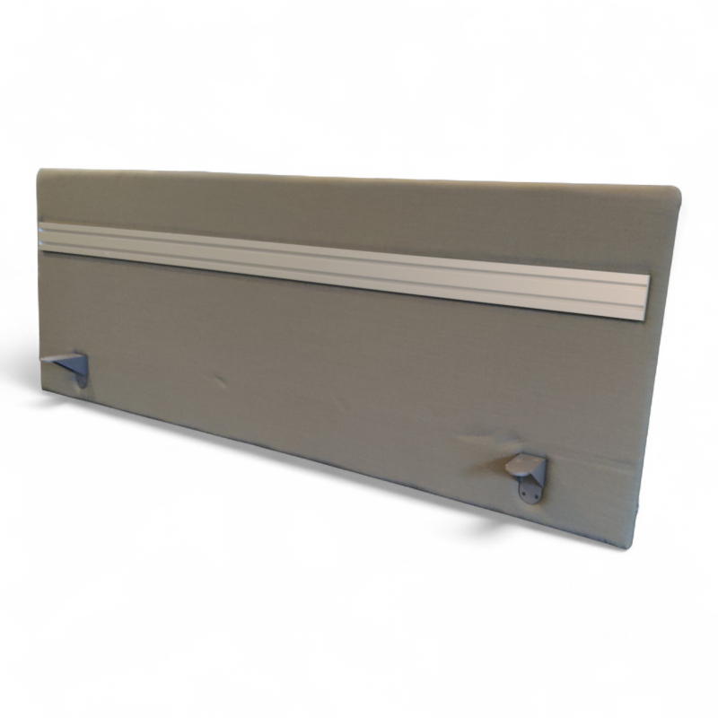 Tab 160x60cm Varmgrå med blå tråd