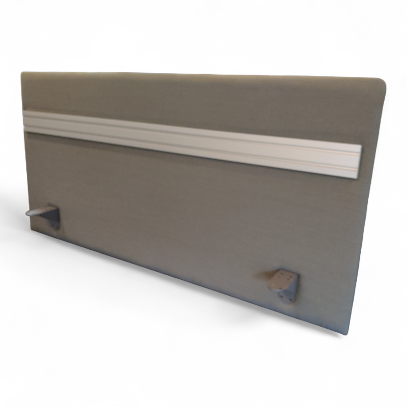 Tab 120x60cm Varmgrå med blå tråd