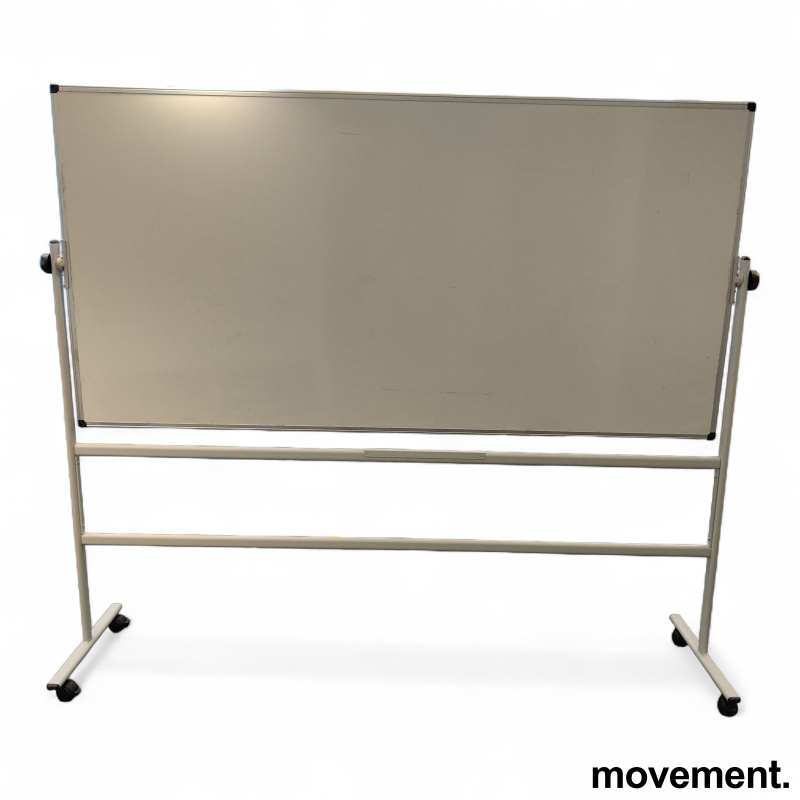 Whiteboard på hjul 200x100cm Hvit, - 2 / 2