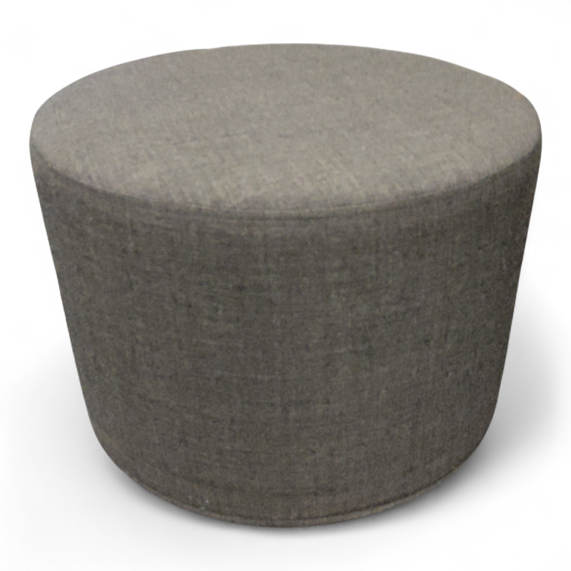 Drum pouf large med bordplate Mørkt