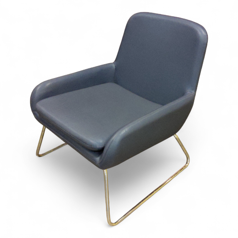 Coco chair Mørkt blått stoff