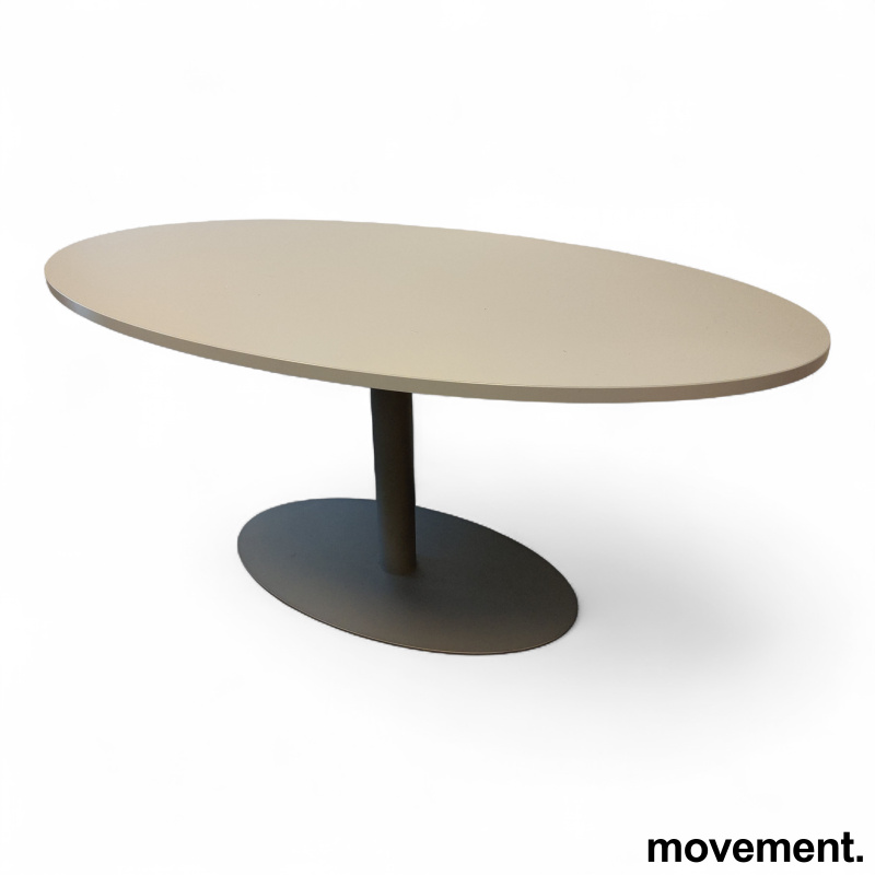 Chat 160x90cm ovalt Lys grå - 1 / 2