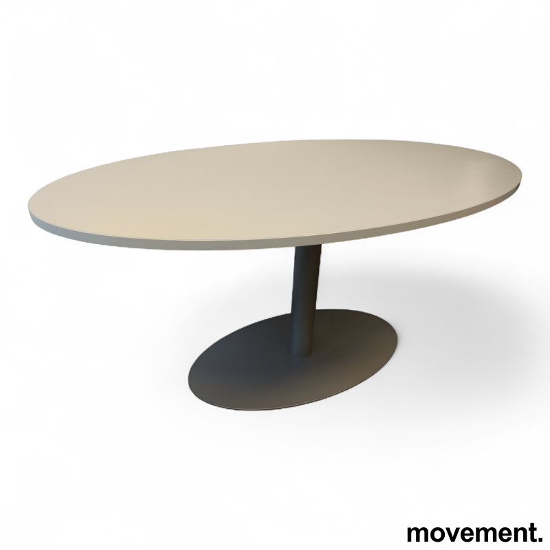 Chat 160x90cm ovalt Lys grå - 2 / 2