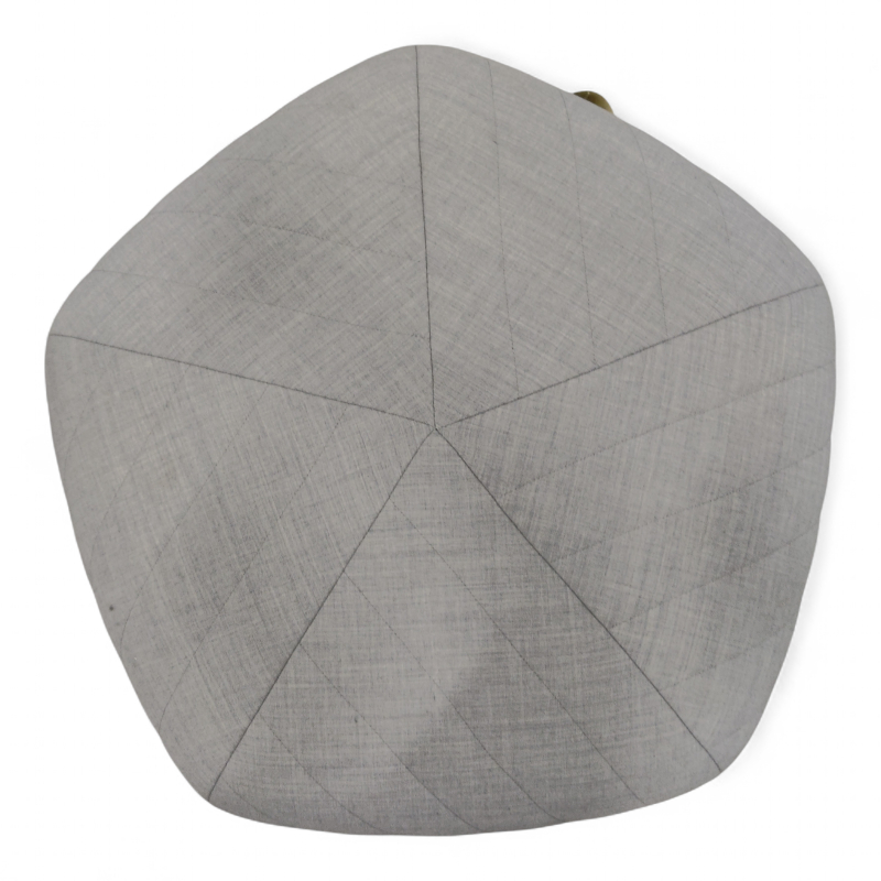 Five Pouf Large Grått stoff, Pent