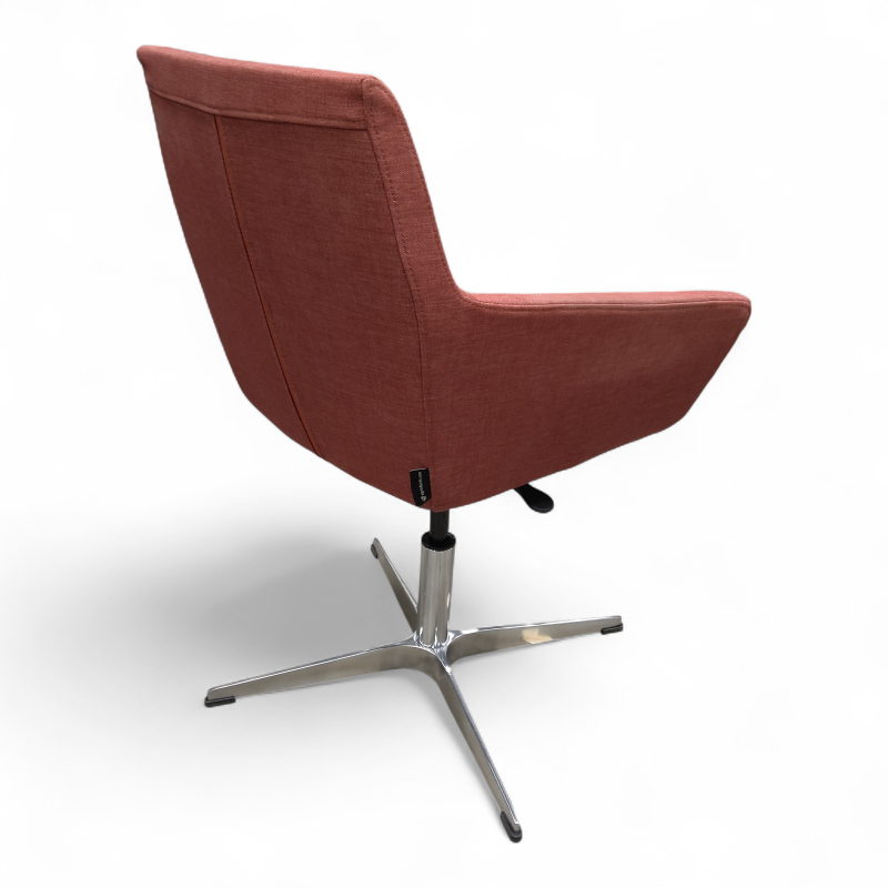 Fairfield Lys rød krom understell,