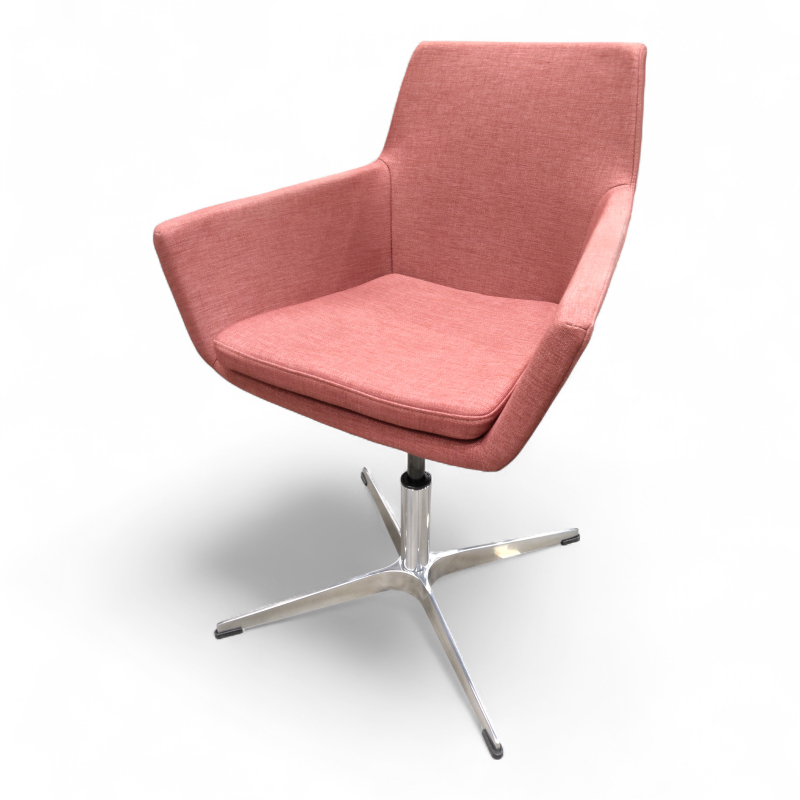 Fairfield Lys rød krom understell,