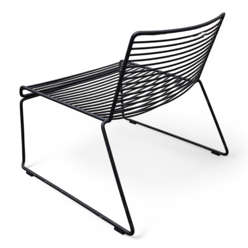Hee lounge chair Sort, Pent brukt