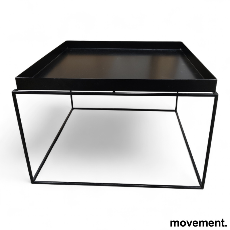Tray table 60x60cm Sort, Pent brukt