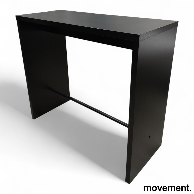 Barbord 120x50cm, høyde 105cm Sort - 1 / 3