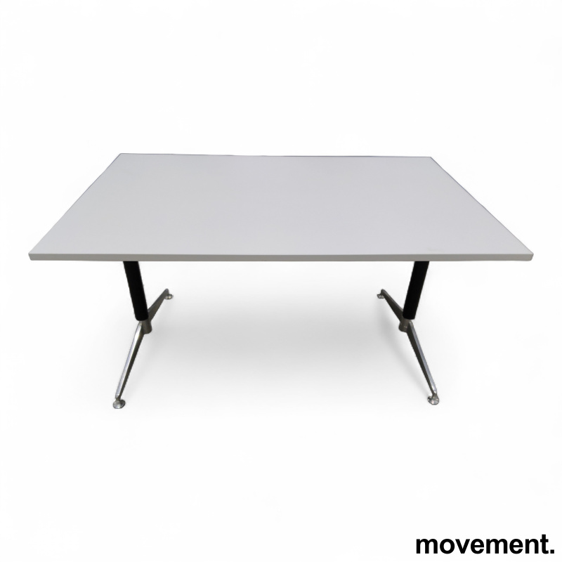 Møtebord 140x90cm Hvit laminat - 2 / 3