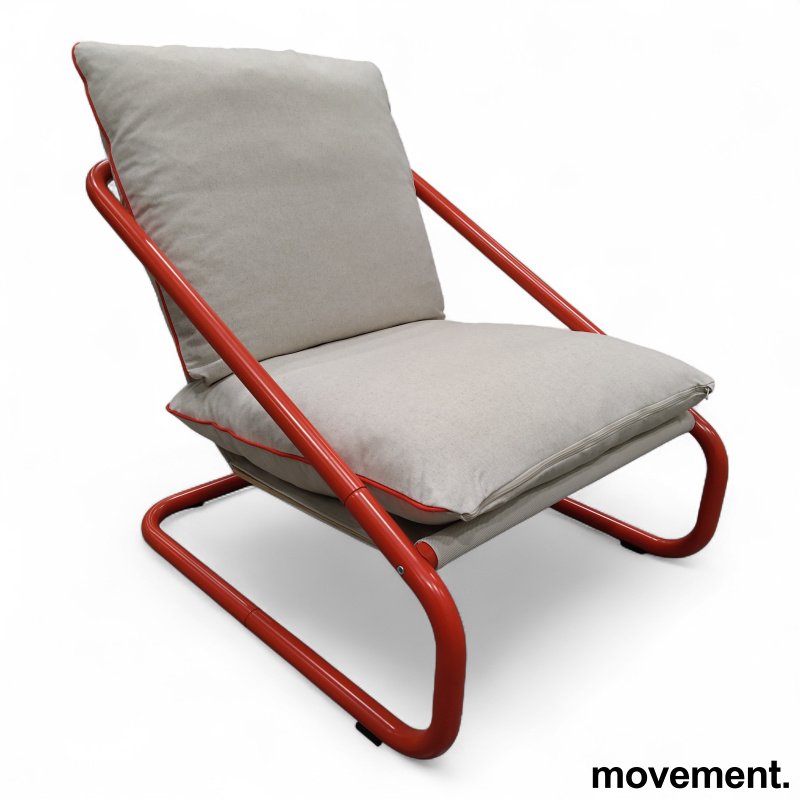 Önnestad Beige stoff, rødt - 1 / 2