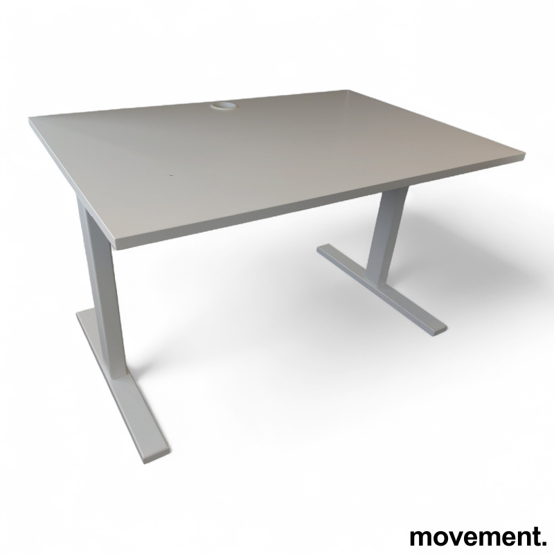 Hevsenk 120x80cm Hvit laminat, - 3 / 3