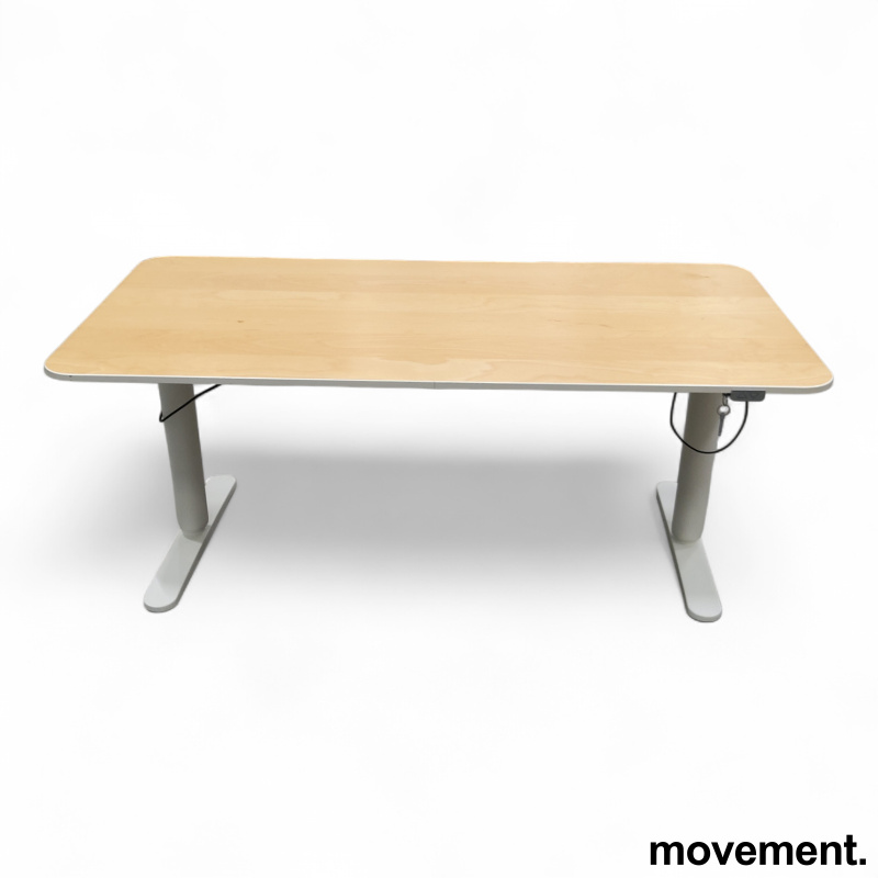 Bekant hevsenk 160x80cm Bjerk - 1 / 2