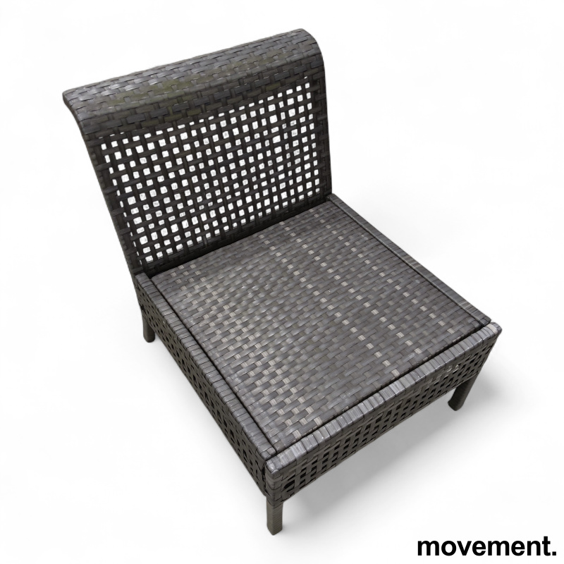 Kungsholmen 1 seter brungrå plast, - 2 / 2