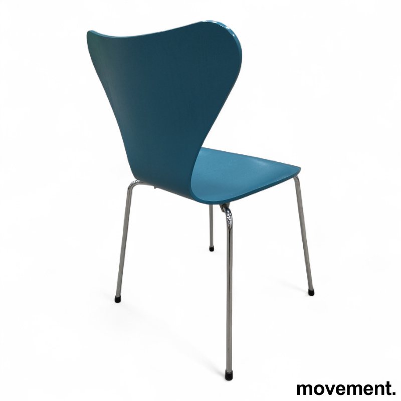 7er 3107 i finèr Petrolblå (farge - 2 / 3