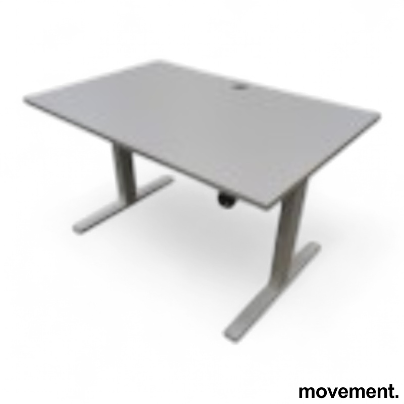 Hevsenk 120x80cm Hvit laminat, - 1 / 2