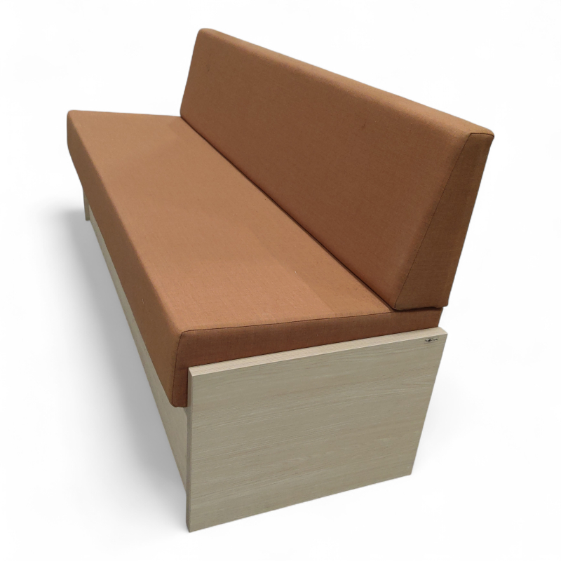 Plassbygd sofa 190x60cm Rustrødt