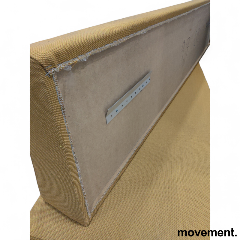 Plassbygd sofa 190x60cm Gult stoff - 4 / 4