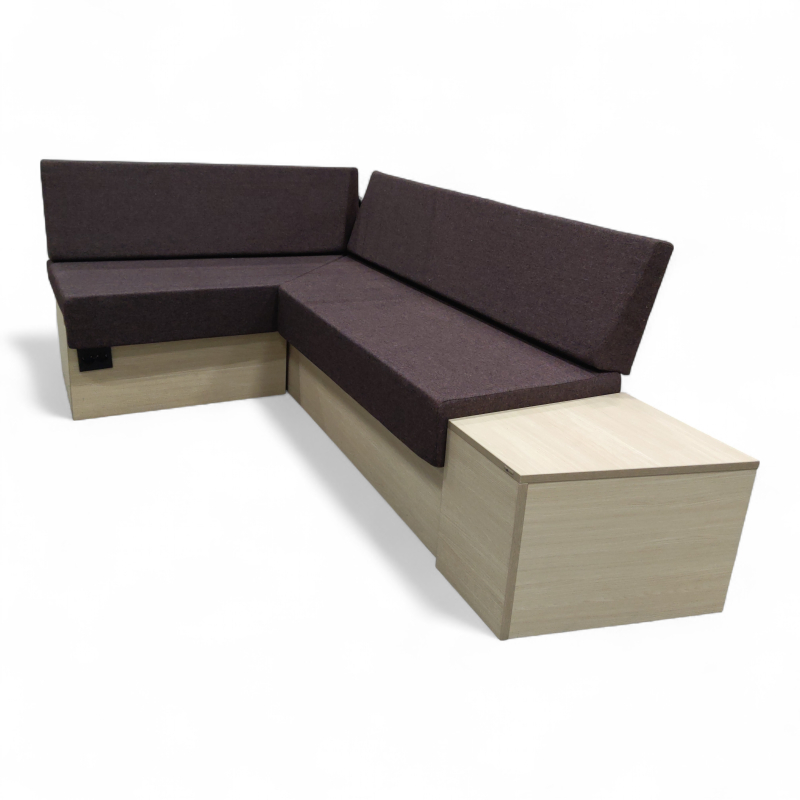 Plassbygd sofa 130x220cm hjørne