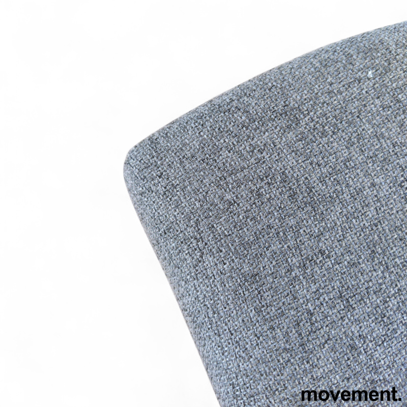 Graf Grått stoff krom ben, Pent - 3 / 3