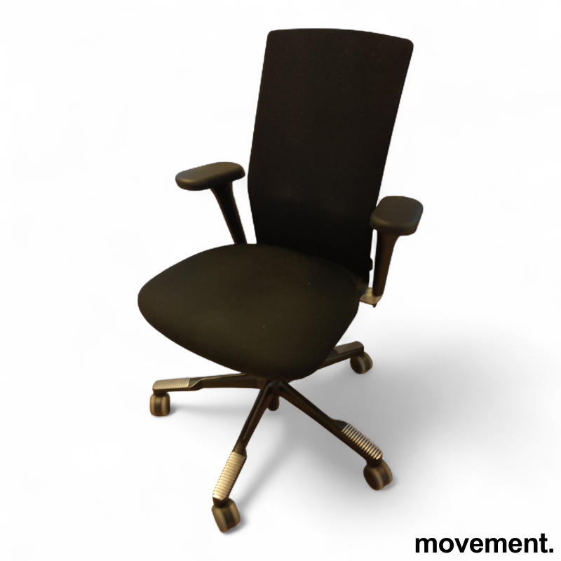 Futu 1020 med armlene Sort stoff, - 1 / 2