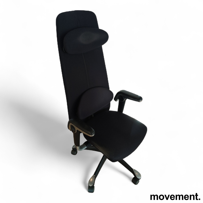 H09 9130 Sort stoff, sort fotkryss, - 1 / 3