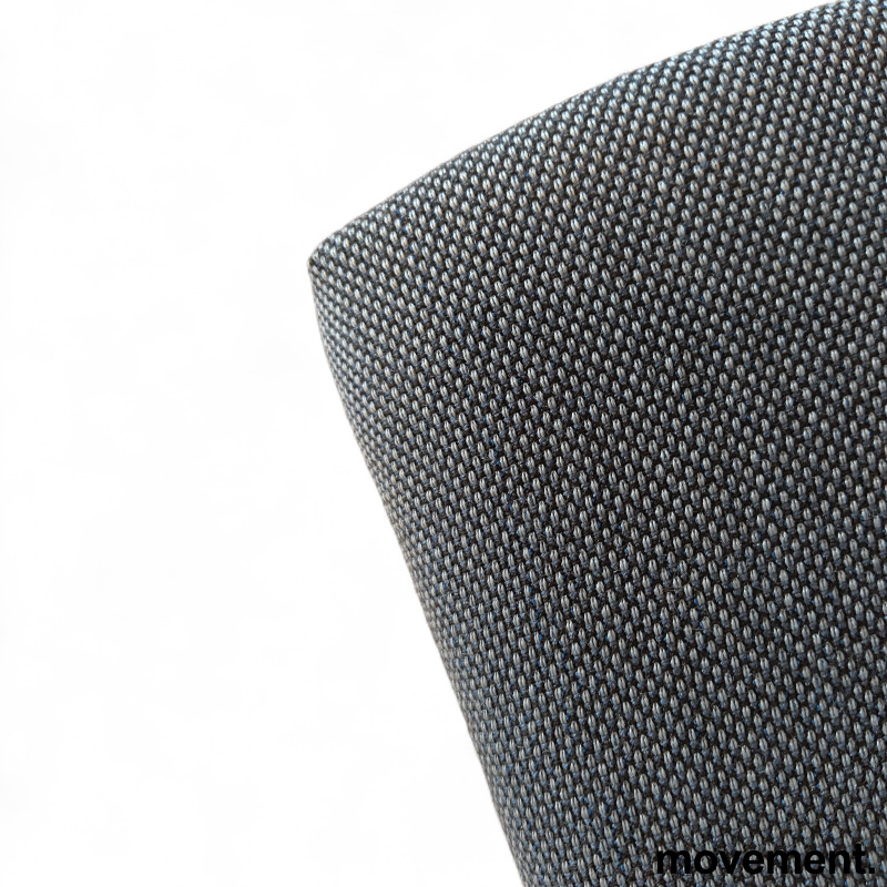 Graf Koksgrått stoff, sorte ben, - 3 / 3