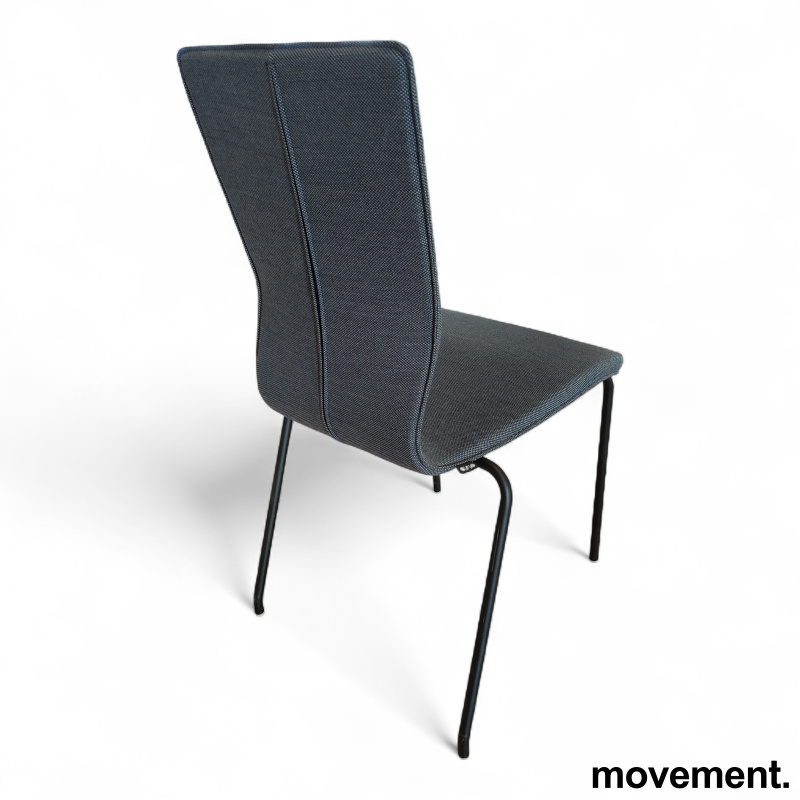 Graf Koksgrått stoff, sorte ben, - 2 / 3