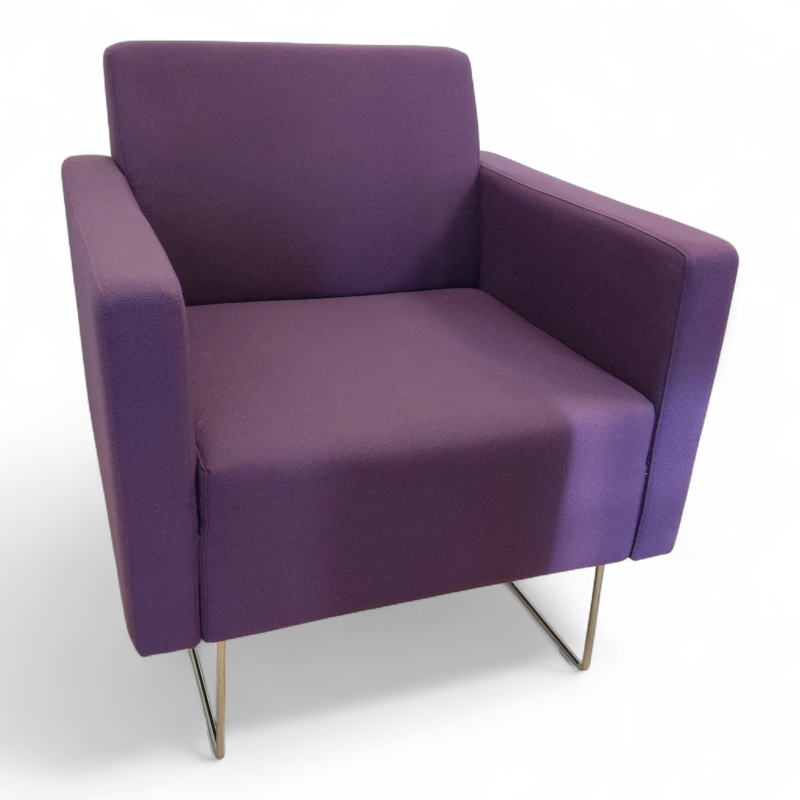 Pivot lenestol 69cm Lilla stoff