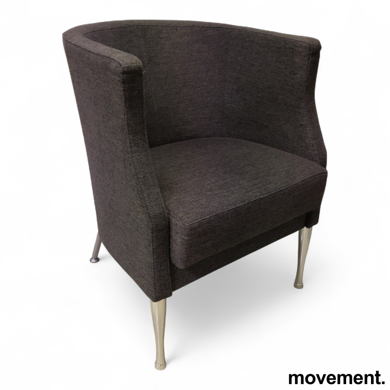 Arriba lenestol Grått stoff ben i - 1 / 4