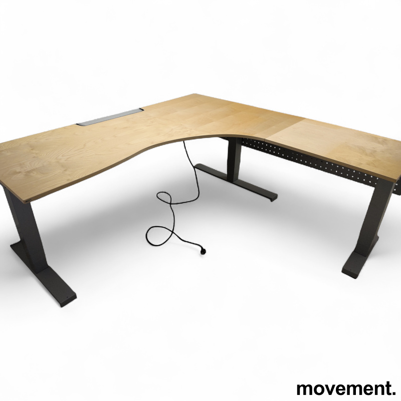 T-serie hevsenk hjørneskrivebord - 1 / 2