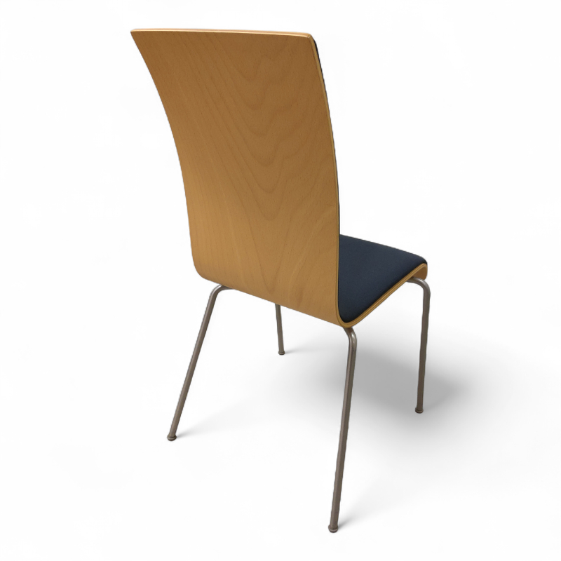 Bella forsidepolstret Blått stoff