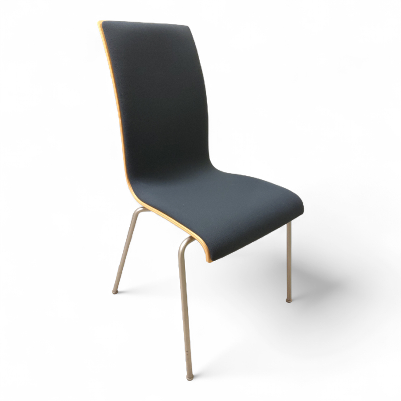 Bella forsidepolstret Blått stoff