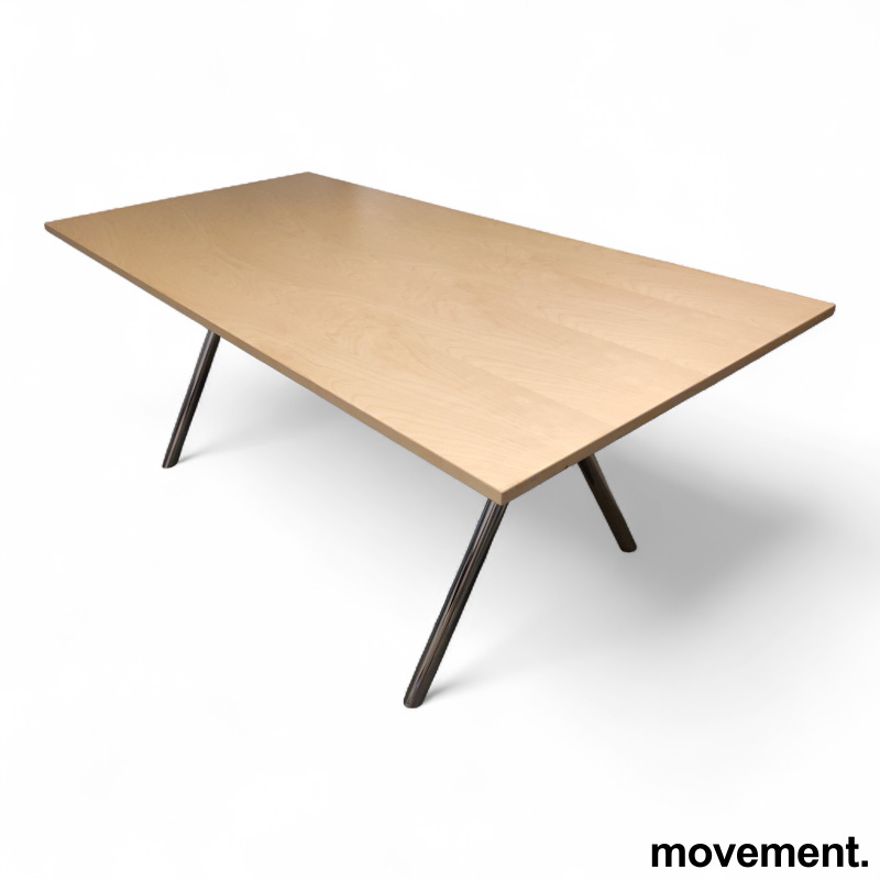 Avia 180x90cm Bjerk finer, krom - 1 / 2