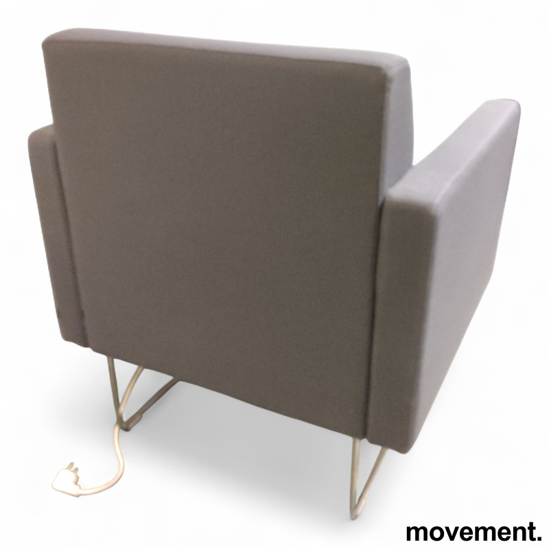 Pivot lenestol Mørk grått stoff - 2 / 3