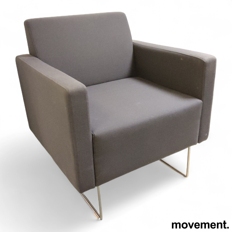 Pivot lenestol Mørk grått stoff - 1 / 3