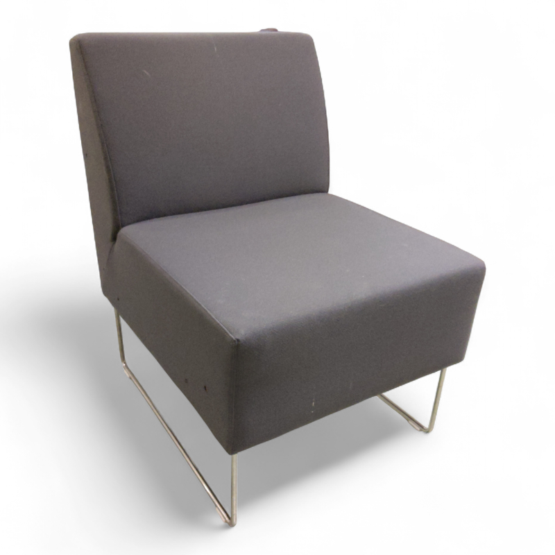 Pivot 1-seter uten vange Mørk grått