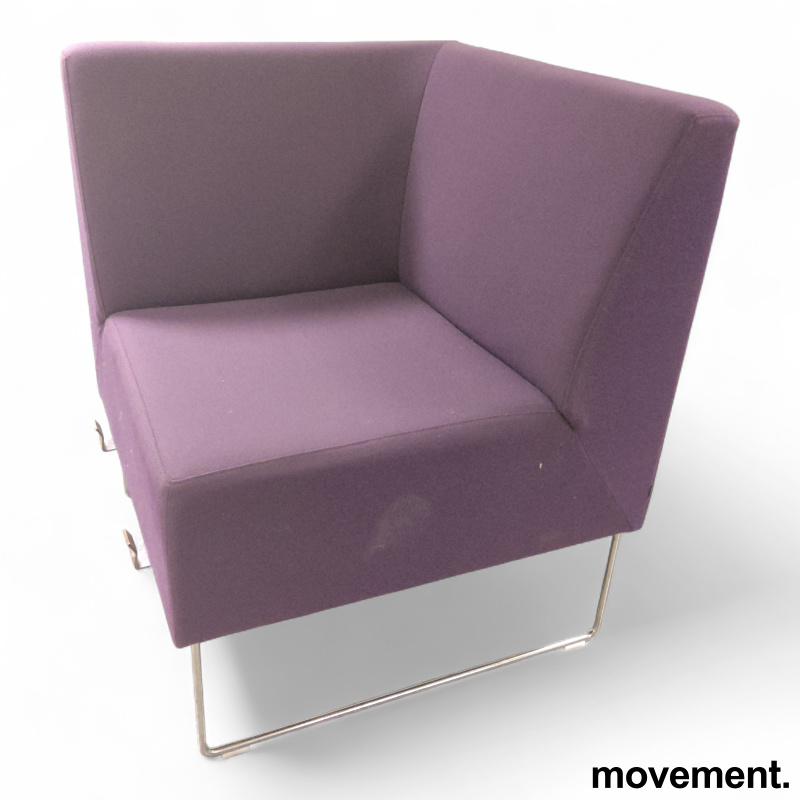 Pivot hjørnemodul 66x66cm Lilla - 1 / 3