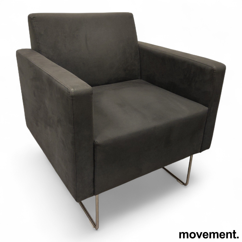 Pivot lenestol Mørk grått stoff - 1 / 2