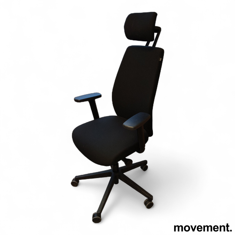 Soul med nakkepute og armlene Sort - 1 / 2