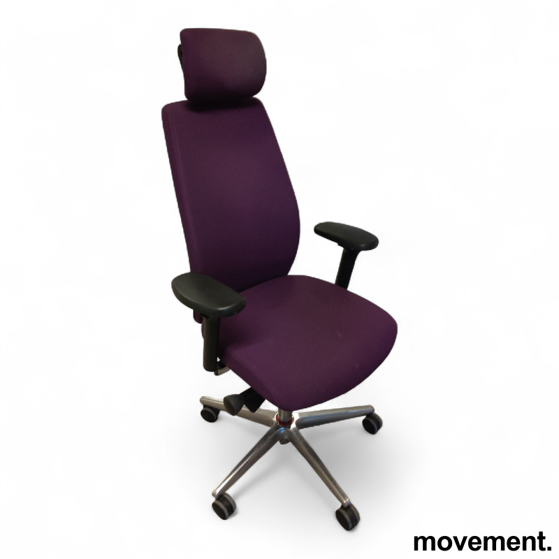 Soul med nakkepute og armlene Lilla - 1 / 2