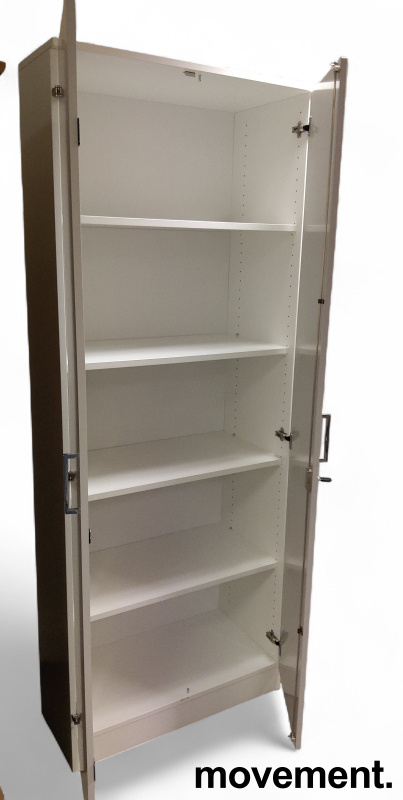 Skap 5A4 Lys grå front, hvit skrog, - 2 / 2