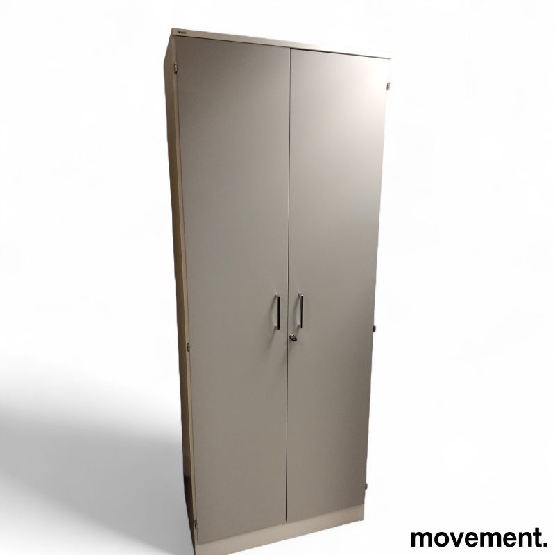 Skap 5A4 Lys grå front, hvit skrog, - 1 / 2