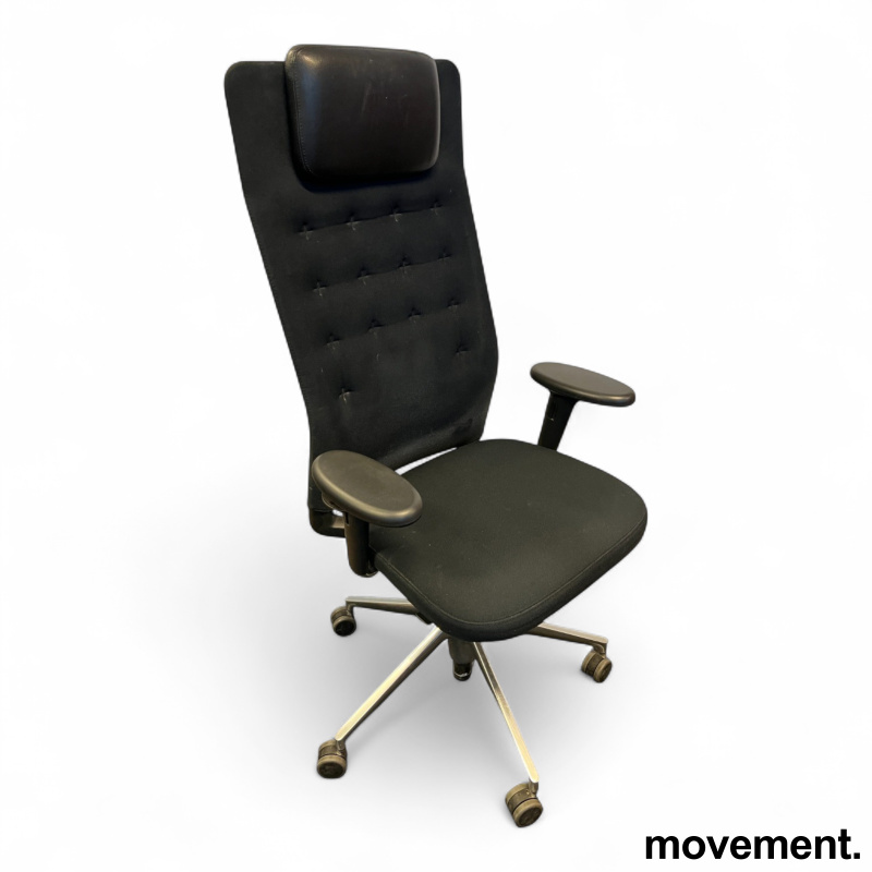 ID Trim L med armlene Sort stoff, - 1 / 2