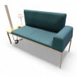 Create seating, 2-seter med bord og - 1 / 3