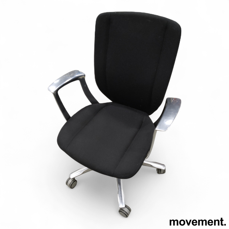 9000CV konferansestol på hjul Sort - 2 / 3