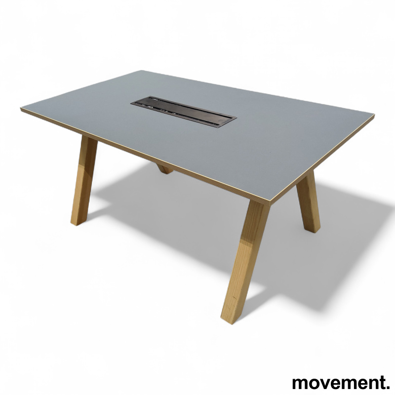 Frankie møtebord 160x90cm Mørk grå - 1 / 4